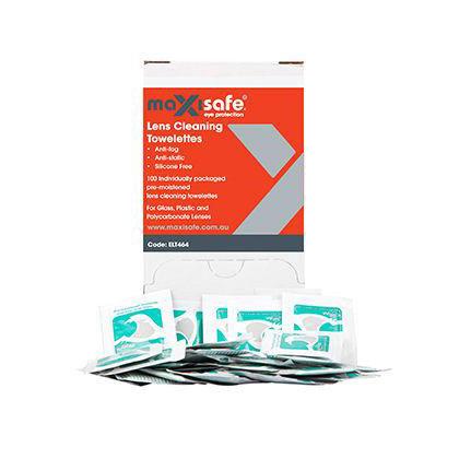 Anti-Fog Lens Cleaning Towelettes - Maxisafe