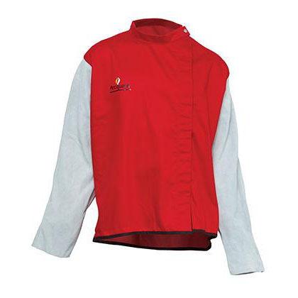 Arcguard Welding Jacket With Leather Sleeves